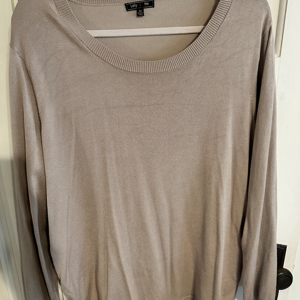 Lefty and Me | Beige Sweater